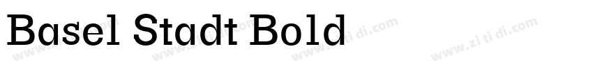 Basel Stadt Bold字体转换